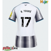 Camiseta Newcastle United Bazoumana Toure #17 Primera Equipación para mujer 2026-27 manga corta